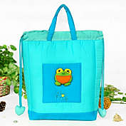 Blancho Bedding [Frog Prince] Embroidered Applique Kids HangBag / Drawstring Bag / Bucket Bag (9.8*11*3)