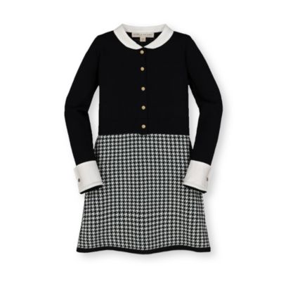 Hope & Henry Girls Long Sleeve Rib Knit Cardigan Sweater