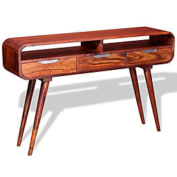 vidaXL Console Table Solid Sheesham Wood 47.2