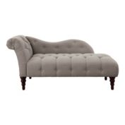 Lexicon Blue Hill Collection Solid/Plywood Frame and Textured Fabric Chaise, Brown