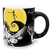 Disney The Nightmare Before Christmas 18-Ounce Ceramic Mug With 3D Jack Skellington Sculpt Inside   Large Coffee Cup For Espresso, Caffeine, Home & Kitchen Essentials   Tim Burton Halloween Gifts