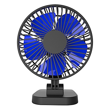 OPOLAR OPOLAR 4 in. 3 Speeds USB Portable Fan in Blue. View a larger version of this product image.