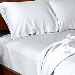 BedVoyage Luxury 100% viscose from Bamboo Bed Sheet Set, Queen - White