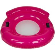 Northlight 43" Yellow Bubble Seat Inflatable Swimming Pool Float