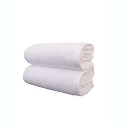 Classic Turkish Towels Genuine Cotton Soft Absorbent Arsenal Bath Sheets 35 x 70 2 Piece Set