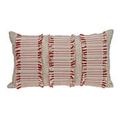 HomeRoots Home Decor. Boho Beige and Pink Throw Pillow.