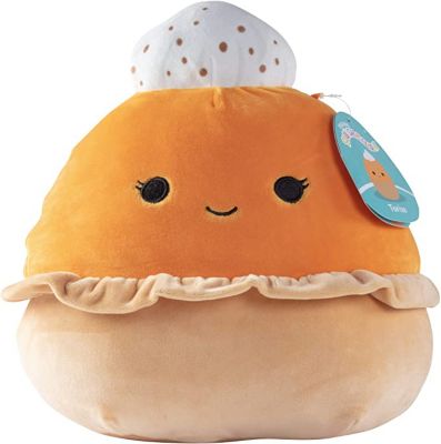 Squishmallow New 10&quot; Torize The Pumpkin Pie - Official Kellytoy Thanksgiving 2022 Plush - Cute and Soft Stuffed Animal Toy - Great Gift for Kids