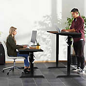 Slickblue 48 Inch Electric Sit to Stand Desk with Keyboard Tray