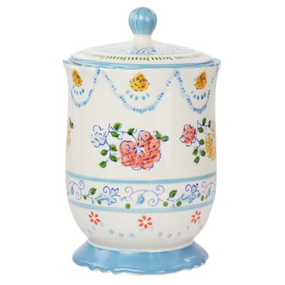 Gibson Elite Anaya Ceramic Canister with Lid in Floral