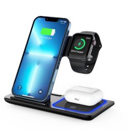 3-in-1 Wireless Charging Organizing Hub (Foldable)