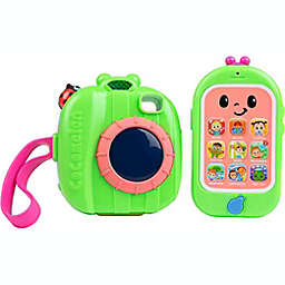 Jazwares CoComelon Musical Cell Phone and Camera Pretend Toy Set - Officially Licensed - Great for Toddlers and Kids - Ages 2+