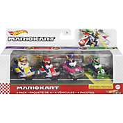 Hot Wheels Mario Kart Vehicle 4-Pack, Set of 4 Fan-Favorite Characters With Exclusive Model