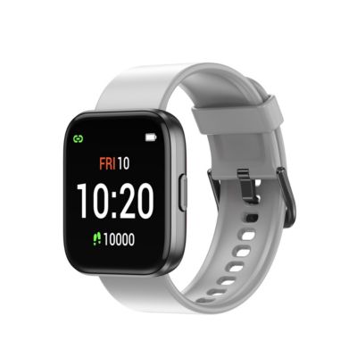 Letsfit Smartwatch Fitness Tracker with Blood Oxygen Saturation & Heart Rate Monitor, IP68 Waterproof Cardio For iPhone and Android IW1- Gray