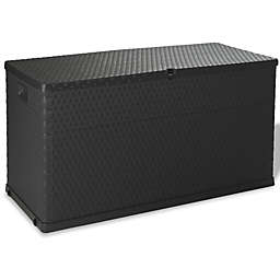 vidaXL Patio Storage Box Anthracite 47.2