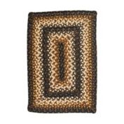 Home Spice Decor 13" x 19" Placemat Rectangle Kilimanjaro Jute Braided Accessories, Set of 4