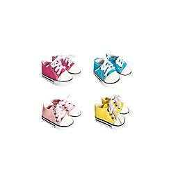MBD 4 Pack Canvas Tennis Shoes Fits American  18" Girl Dolls and Kennedy and Friends Dolls