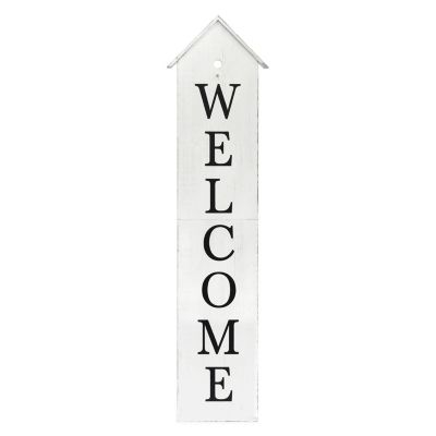 Wood Black & White Engraved Hanging Sign Thank You For VISITING Us Sign 
