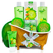 Lovery Home Spa Gift Set - Aromatherapy Kit - Natural Cucumber & Organic Melon - 12 pc