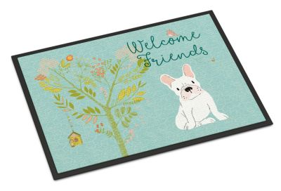 My Daily Drawing Dog French Bulldog Area Rug 4' x 5'3 Living Room Bedroom Kitchen Decorative Lightweight Foam Printed Rug 