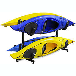 RaxGo Kayak Storage Rack, Heavy Duty Storage for Two-Kayak, SUP, Canoe & Paddleboard for Indoor, Outdoor, Garage, Shed, or Dock, Adjustable Height