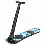 PRISP Foldable Snow Scooter for Kids with Grip Handle; Snowboard Type Board with Handlebar