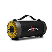 Axess Bluetooth Media Speaker with Equalizer in Yellow