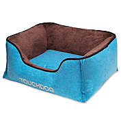 Pet Life Touchdog Felter Shelter Luxury Designer Premium Dog Bed (Blue-Large)