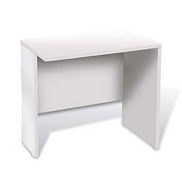 Unique Furniture. White 220 Desk w/Pedestal.
