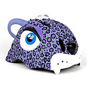 Crazy Safety   Bicycle Helmet for Kids   Purple Leopard   Head Size 19-21.5 inches (typically 3-8 years)   CPSC Certified