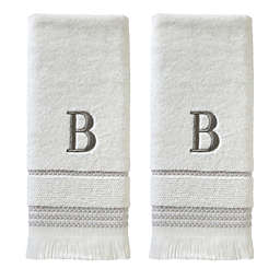 SKL Home By Saturday Knight Ltd Casual Monogram Hand Towel Set B - 2-Count - 16X26