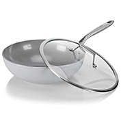 TECHEF - CeraTerra - 12 Inch Wok/Stir-Fry Pan with Cover