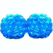 GoBroBrand Bubble Bumper Balls 2 pack of Inflatable Buddy hamster Bbop Ball set - Used also as Giga Sumo Wearable human zorb soccer Suits for outdoor play. Size  36&quot; For Kids & Adults of all ages