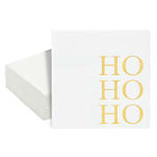 Juvale Christmas Dessert Napkins, Holiday Party Supplies, Ho Ho Ho Design (5 x 5 In, 50 Pack)