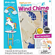 Works of Ahhh Craft Set - Unicorn Wind Chime Classic Wood Paint Kit - Comes With Everything You Need