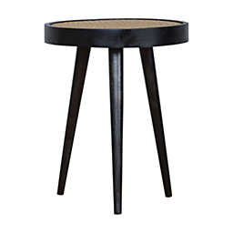 Artisan Furniture Ash Black Rattan End Table