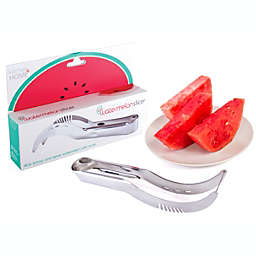 Kitchen + Home Watermelon Slicer Corer and Server - Stainless Steel Melon Slicer