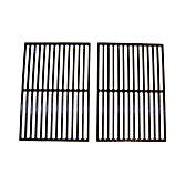 Contemporary Home Living 2pc Matte Cast Iron Cooking Grid for Kalamazoo and Kenmore Gas Grills 23"