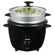 Better Chef 5 Cup Rice Cooker with Food Steamer Attachment
