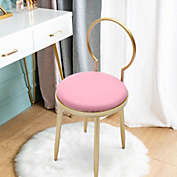 Stock Preferred Vanity Chair Stool in Pink