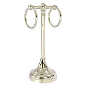 Allied Brass Carolina Collection 2 Ring Guest Towel Stand