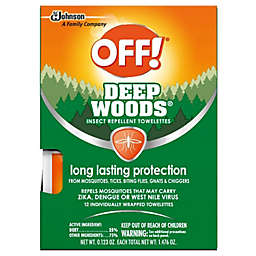 OFF! Deep Woods Sportsmen Towelettes with 25% DEET (12 ct)