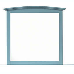Passion Furniture 37 in. x 35 in. Classic Rectangle Framed Dresser Mirror - Teal