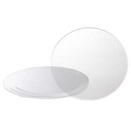 Okuna Outpost Acrylic Circle Disks, 1/8 Inch Thick Round Plexiglass Sheets (12 in, 3 Pack)