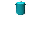 Colonial Mills Simply Home Solid Turquoise 16x16x24 hamper w/ lid