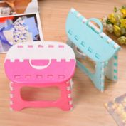 Kitcheniva Plastic Portable Step Stool Home Foldable Chair Folding Stool Camping Chair Seat