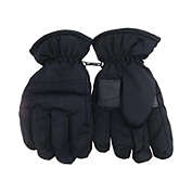 Kitcheniva 23cm Kids Winter Knit Men Women Waterproof Skiing Gloves, Black