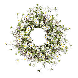 Melrose Decorative Daisy Wreath 23\