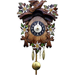 Alexander Taron Decorative Collectibles 0125-8QP - Battery-operated Clock - Mini Size with Music/Chimes
