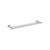 Smedbo Home Double Towel Rail 24" Brushed Chrome