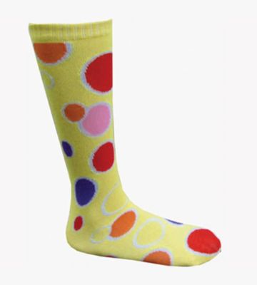 Dress Up America Yellow Circle - Costume Knee Length Socks for Kids - One Size Fits Most Children/Teens/Adult